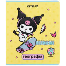 Предметний зошит 48 аркушів, клітинка, софт тач+УФ, HK, геогр