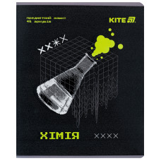 Предметний зошит 48 аркушів, клітинка, гібридний лак+УФ, Techno