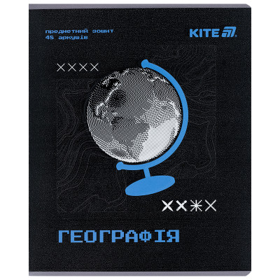 Предметний зошит 48 аркушів, клітинка, гібридний лак+УФ, Techno