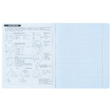 Предметний зошит 48 аркушів, клітинка, гібридний лак+УФ, Techno