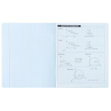 Предметний зошит 48 аркушів, клітинка, гібридний лак+УФ, Techno