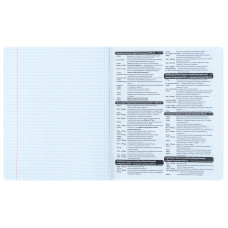 Предметний зошит 48 аркушів, клітинка, софт тач+УФ, HK, істор