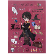 Зошит для нот Kite Harry Potter HP24-404, А4, 20 аркушів
