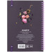 Блокнот на спіралі карт. обл., А5, 80 л., кл.,OS, Purple field