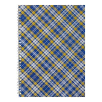 Зошит для нотаток SHOTLANDKA, А4, 48 арк., клітинка, картонна обкладинка, синій