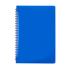 Тетрадь для записей GLOSS, L2U, В5, 80л., клетка, пластиковая обложка, синяя