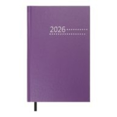 Щоденник дат. 2026 ZEST, A5, фіолетовий, бумвініл BM.21167-07