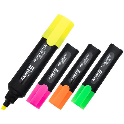 Маркер Highlighter Standard D2505, 1-5 мм клиноп, набор из 4