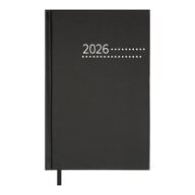Щоденник датов. 2026 ZEST, A5, чорний, бумвініл BM.21167-01
