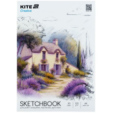 Скетчбук для робіт олівцями, A4, 30 арк., Kite Creative