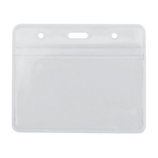 Бейдж горизонтальний, 108х70 мм замок zip lock, PVC