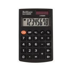 Калькулятор кишеньковий Brilliant SLD-200NR 8 розр.