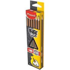 Олівець графітовий BLACK PEPS HB, без гумки