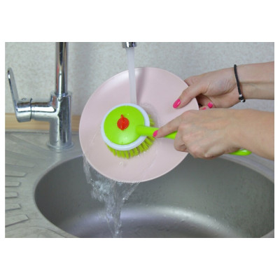 Щетка для мытья посуды, Economix Cleaning, зеленая E72720