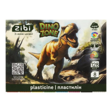 Пластилін DINO 8 кольорів, 128г, KIDS Line