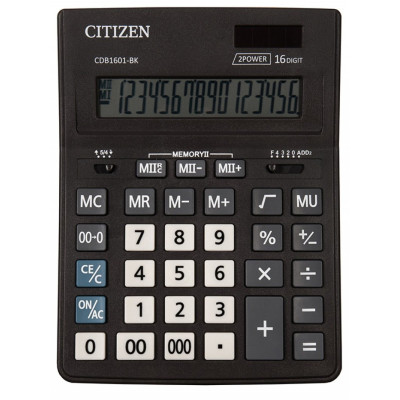 Калькулятор Citizen CDB1601-BK 16розр..