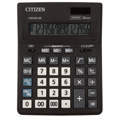 Калькулятор Citizen CDB1601-BK 16розр..