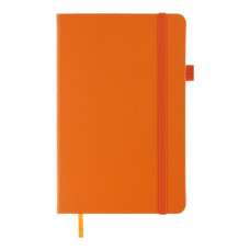 Книга записна ETALON 125*195, 96 арк., клітинка, обкл. штучна шкіра, помаранчевий