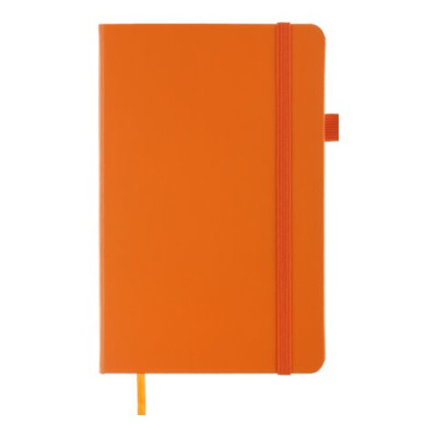 Книга записна ETALON 125*195, 96 арк., клітинка, обкл. штучна шкіра, помаранчевий - BM.291160-11 Buromax