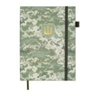 Щоденник недат. MILITARY, A5, світло-зелений, штуч.шкіра, 336 стор BM.20700-15