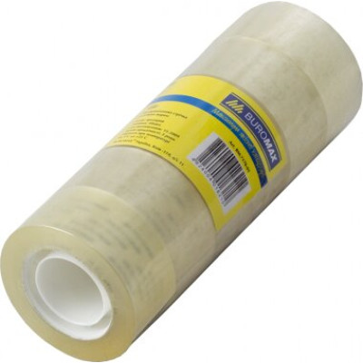 Клейка стрічка канц. 24мм х 30м 6шт., прозора - BM.7176-01 Buromax