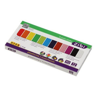 Пластилін 12 кольорів, 192г, KIDS Line ZB.6274