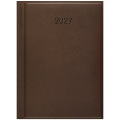 Ежедневник 2027 Стандарт Torino слп/т коричневый