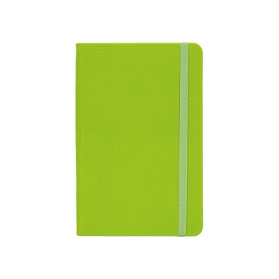 Деловая записная книжка SQUARE, А5, твердая обложка, резинка, белый блок клетка, фисташковый O27100-67