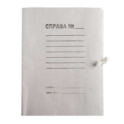 Папка на завязках JOBMAX, А4, картон , клеєний клапан - BM.3359 Buromax