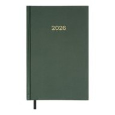 Щоденник дат. 2026 SIMPLE, A5, зелений, бумвініл