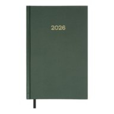 Щоденник дат. 2026 SIMPLE, A5, зелений, бумвініл BM.21166-04