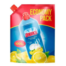 Засіб для миття посуду Oniks 1л Лимон дой-пак