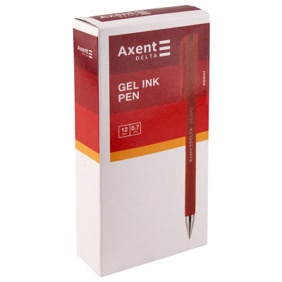 Ручка гелевая Axent Delta DG2042-01, 0.7 мм, чёрная 23454