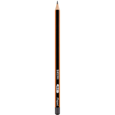 Олівець графітовий BLACK PEPS B, без гумки, коробка з підвісом - MP.850024 Maped