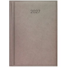 Ежедневник 2027 Стандарт Torino слп/т темно-бежевый