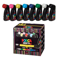 Набір маркерів uni POSCA, 3-19мм, 8 шт