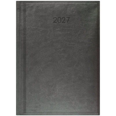 Ежедневник 2027 Стандарт Torino Metallic  слп/т черный