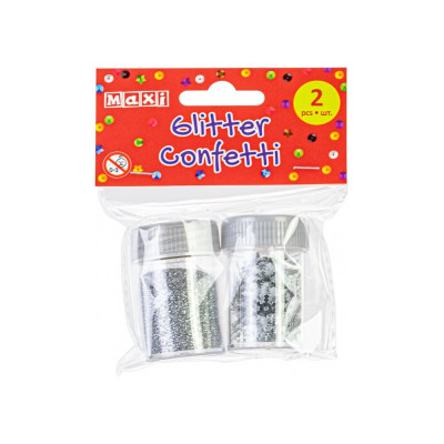 Блестки 1*10г +конфетти 1*4г для декорирования MX62537