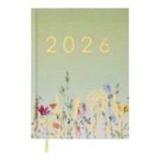 Щоденник дат. поліграфічний MELODY 2026, A5, світло-зелений