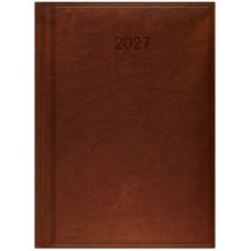 Ежедневник 2027 Стандарт Torino Metallic слп/т коричневый