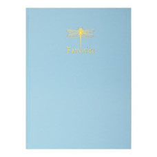 Книга канцелярська FAVOURITE, PASTEL, А4, 96 арк., клітинка, офсет, тверда ламінована обкладинка, блакитна