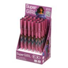 Ручка кулькова SUPER GIRL 0,5 мм, синя, KIDS Line