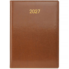 Ежедневник 2027 Стандарт Soft  коричневый