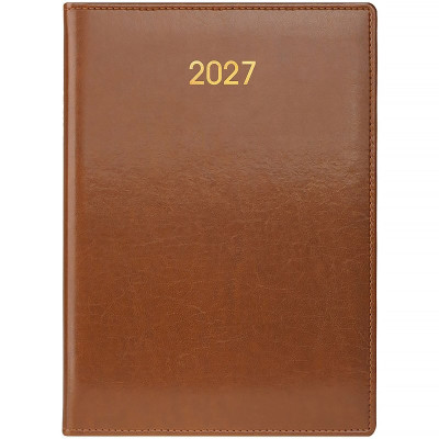 Ежедневник 2027 Стандарт Soft  коричневый