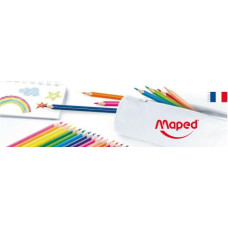 Олівці кольорові COLOR PEPS Flex Box, 12 кол., + розсувний пенал, асорті