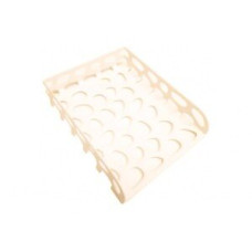 Лоток для паперів горизонтальний Optima, пластик, бежевий