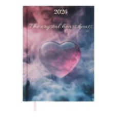 Щоденник дат. поліграфічний ROMANTIC 2026, A5, аквамарин