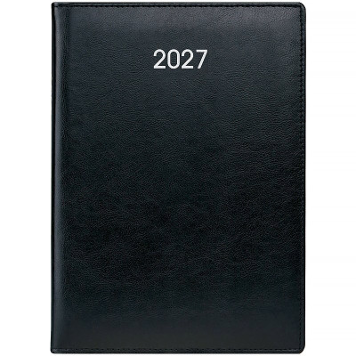 Ежедневник 2027 Стандарт Soft  ср/т черный