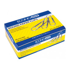Скріпка 28 мм кругла Economix, 100шт.