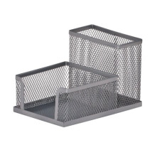 Прибор настільний 100x150x90мм, металевий, срібло